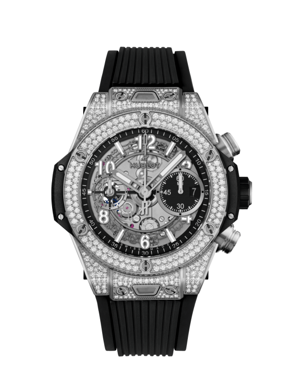 HUBLOT BIG BANG UNICO TITANIUM PAVÉ