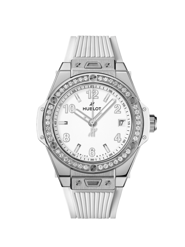 HUBLOT BIG BANG ONE CLICK STEEL WHITE DIAMONDS