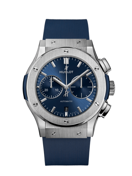 HUBLOT CLASSIC FUSION CHRONOGRAPH TITANIUM BLUE