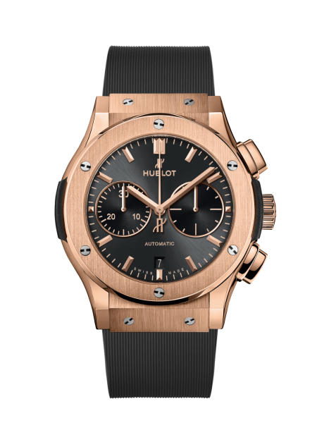 HUBLOT CLASSIC FUSION RACING GREY CHRONOGRAPH KING GOLD