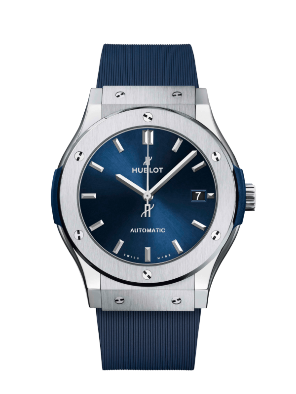 HUBLOT CLASSIC FUSION TITANIUM BLUE