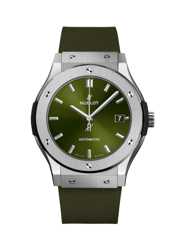 HUBLOT CLASSIC FUSION TITANIUM GREEN